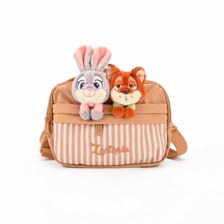 Disney-reput – pehmeä laukku Judy, Nick, Stitch | Crossbody jokapäiväiseen käyttöön
