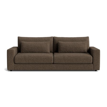 Sevilla 3 personers sofa - Modesto Brun - 238x108x85 - Sofa, 3 personers sofa