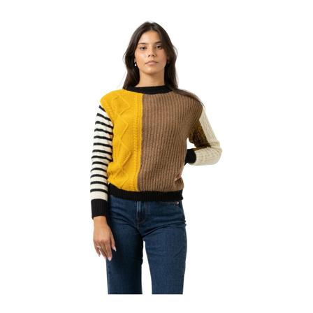 Maliparmi, Sweatshirts Żółty, Kobieta, Rozmiar: S