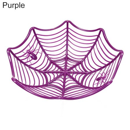 Halloween fruktskål godis tallrik LILA