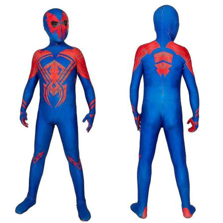 Jumpsuit til børn Superhelt Zentai Bodysuit Drenge Fancy Up Kostume 7-8 Years