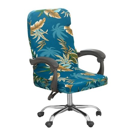 Joustava toimistotuolin päällinen universaali irrotettava pyörivä nojatuolin päällinen modernit tuolinpäälliset pestävä toimistotuolin istuimen 