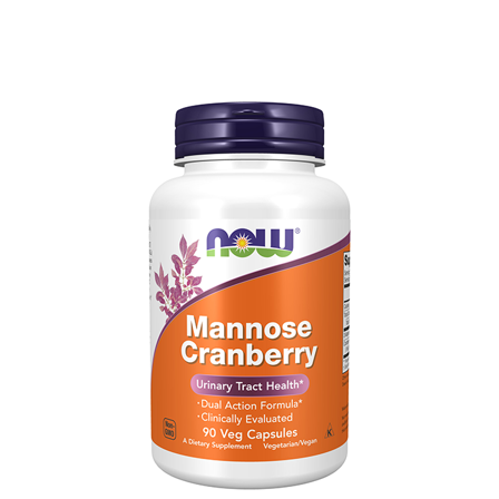 Now Foods Mannose cranberry 90 kapsler