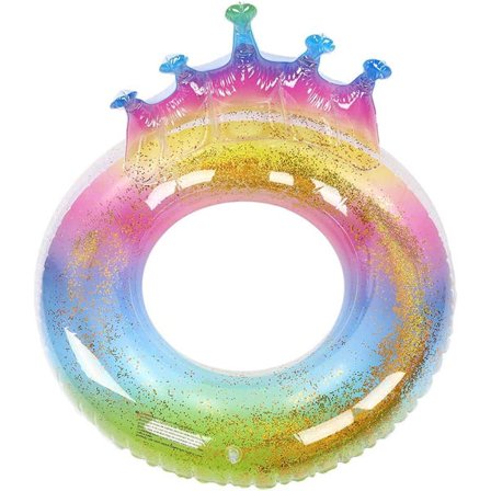 100cm Stor Tyk Oppustelig Sequin Cirkel Kvinde Oppustelig Ci