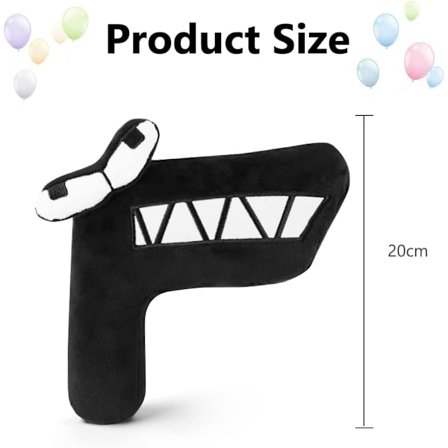 Plush Alfabetisk Leke, 20cm F Alphabet Lore Plush Leke, Bokstav Dukke P