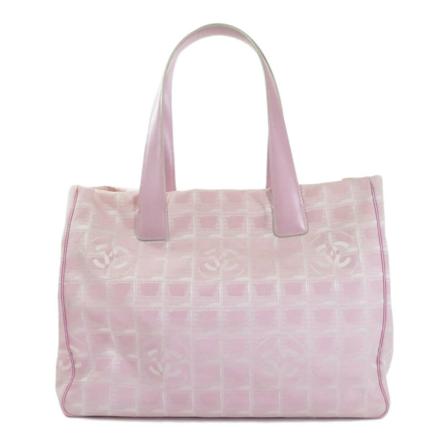 Chanel Vintage Tote Tass , Roze , Dames , Maat: ONE Size Vintage Tassen