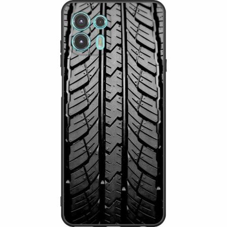 Motorola Edge 20 Lite Svart Skal Däck