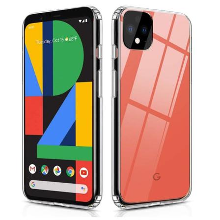 Google Pixel 4 Stötdämpande Mjukt Skal Simple Transparent