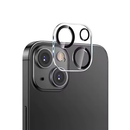 iPhone 14 Linsskydd Heltäckande Kameraskydd i Härdat Glas