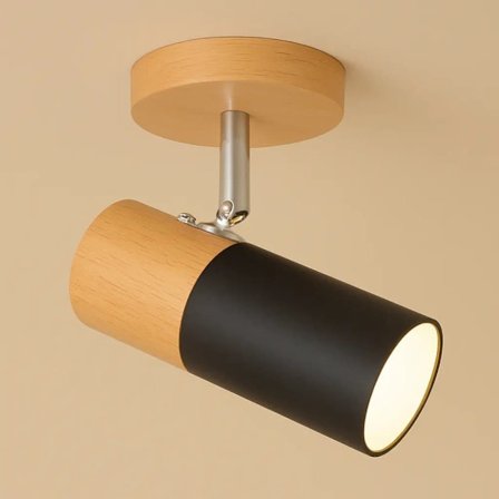 Modern Trätak Taklampa LED för Balkong Korridor Entré Inomhusbelysning_TF_TF