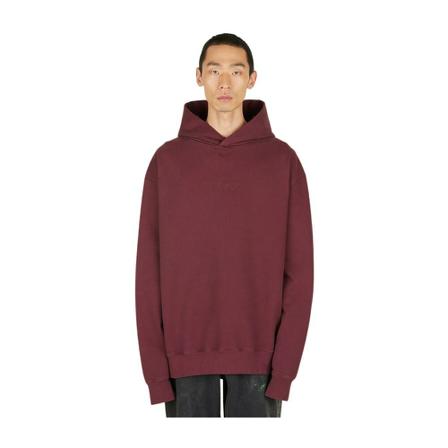 Maison Margiela, Sweatshirts Hoodies Czerwony, Mężczyzna, Rozmiar: 2XL