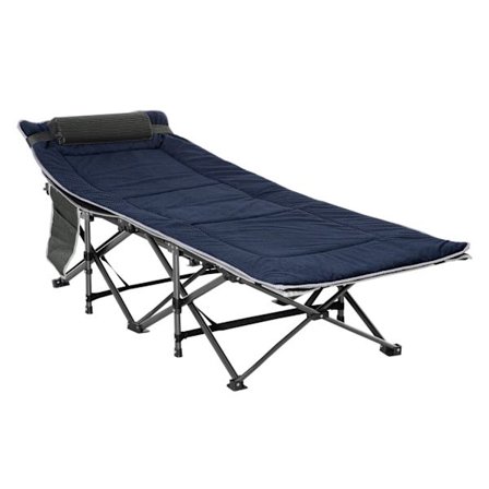 Rootz sammenfoldelig campingbed - feltbed - bærbar seng - holdbart Oxford -stof - 188 x 64,5 x 53 cm