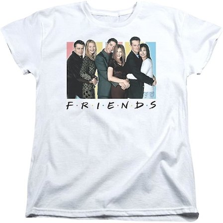 Vänner Sitcom Populär Rolig TV-serie Nbc Cast Logo T-shirt dam T-shirt