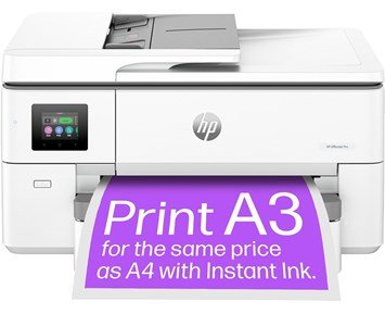 HP Officejet Pro 9720e A3 - Fyndvara - Multifunktionsskrivare med Instant Ink & HP+
