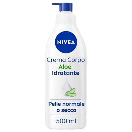 Nivea Crema Corpo Aloe Idratante 72h Per Pelle Secca O Normale