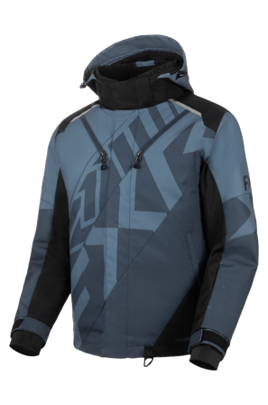 Chaqueta de Nieve FXR Cold Cross CX 26 Acero/Acero Oscuro/Negro L