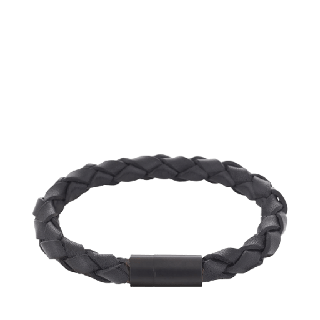 Edblad John Bracelet Leather Smycken & klockor Dam Grå MEDIUM