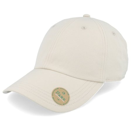 Park - Stone Sustainable Dad Cap Unconstructed Beige Cap - @ Hatstore