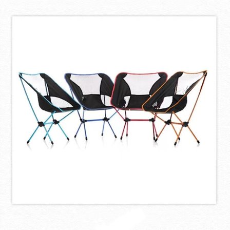 Ultralet Campingstol Fiskestol Klapstol Kompakt Bærbar Stol med Tr