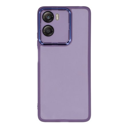 SKALO Motorola Moto G06 4G DKSM Color Bumper Frosted TPU Suojakuori - Violetti