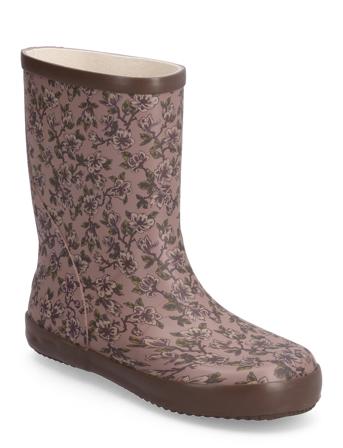Rubber Boot Alpha Print Shoes Rubberboots High Rubberboots Unlined Rubberboots Multi/mønstret Wheat