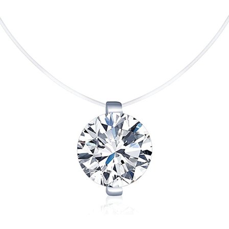 Solitaire Halskæde Dame Halskæde Kubisk Zirkonia Farverig