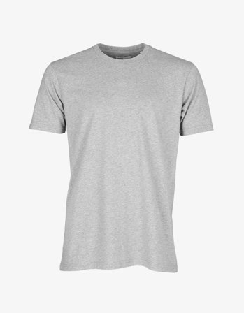 Classic Organic Tee - Heather Grey - XS