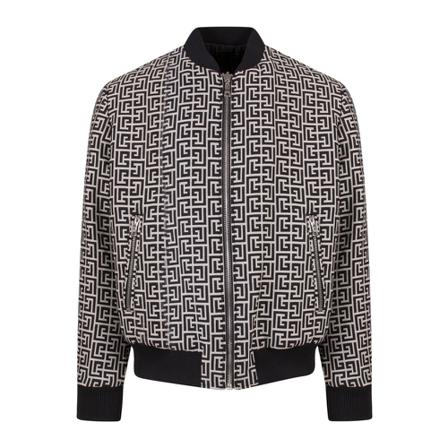 Balmain - Bomberjackor - Svart - Herr - Storlek: S, Herr, Storlek: S