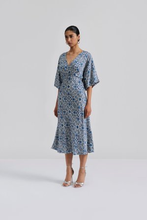 Malina - Juno midi dress - S - Coastal Florals