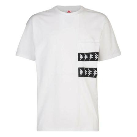 Kappa, T-Shirts Biały, Mężczyzna, Rozmiar: M