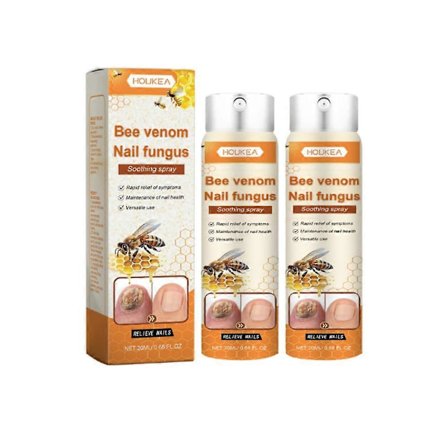 Bee Venom Neglereparasjons Serum, Neglepleieløsning, Naturlig Bee Venom Neglepleiespray, Spray for inngrodde tånegler