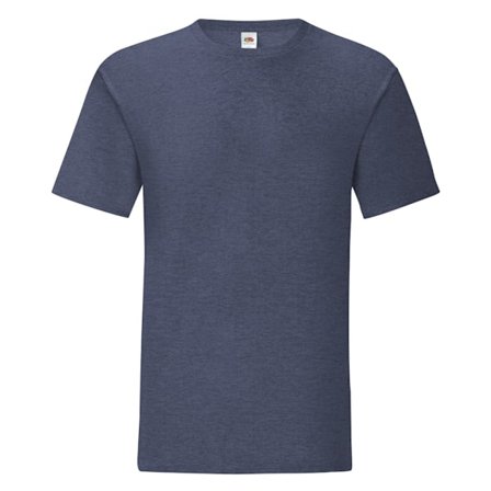Fruit Of The Loom Iconic T-shirt för män (5-pack) M Heather Nav