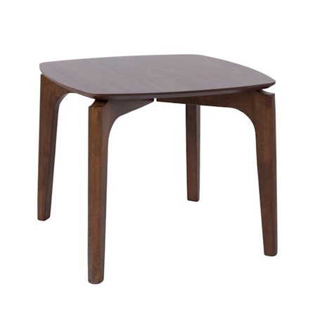 Sivupöytä HAYDIE 60x60xH50cm, pähkinä