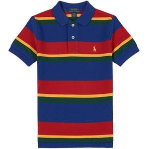 Kids - Ralph Lauren Heritage Royal Multi Striped Polo Shirt 2 Years - Tops - 2 years - Blue