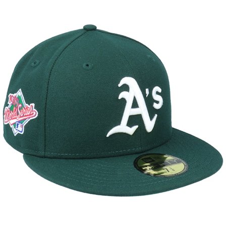 New Era - MLB Verde fitted Boné - Oakland Athletics Retro Sports 59Fifty OTC Green Fitted @ Hatstore