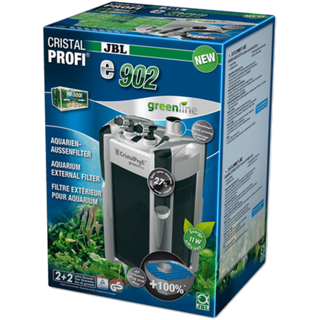 JBL - CristalProfi e902 Greenline External Filter 900L/h 900l/h - Akvaristikk - Pumper & filtre for akvarium - Utvendig filter - ZOO.no
