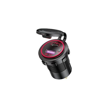 Biloplader Hurtigoplader Usb-oplader Motorcykeloplader Oplader Qc.3.0 Oplader Oplader Ny Oplader Oplader Til Bil Moto Mini Oplader A