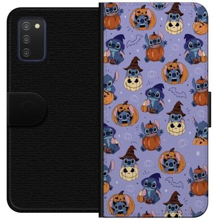 Samsung Galaxy A03s Lompakkokotelo Stitch halloween
