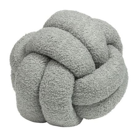 Furn Boucle Fleece Knuten Kudde One Size Silver