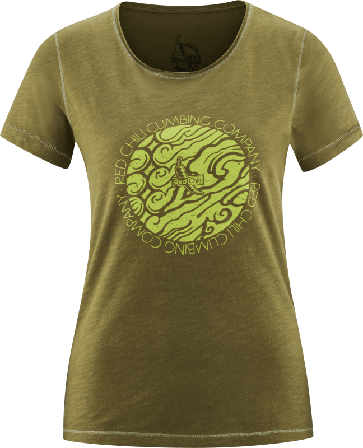 Red Chili Women's Satori T-Shirt Women short-sleeved sweaters Green M