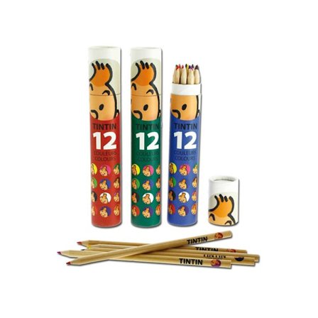 Tintin - Pennor 12 st - Grön box