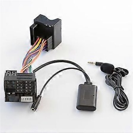 Bil AUX Adapter Kabel Bluetooth +MIC Passar Peugeot 307 308 407 RD4 Radio CD