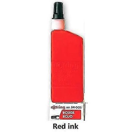 Rotring piirustusmuste 23 ml Isograph piirustuskynän muste musta/sininen/punainen/vihreä/valkoinen 1 kpl|taidetarvikkeet