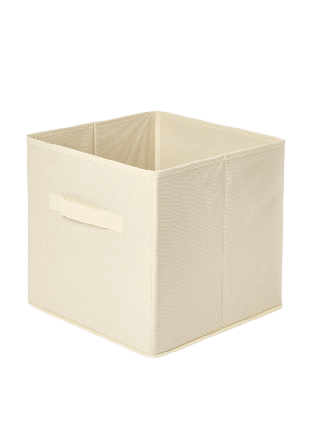 Åhléns Home Förvaringskorg FOLDABLE 27x27 cm Förvaring Vit ONESIZE