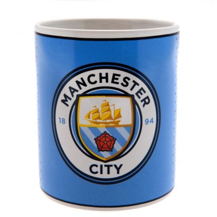 Manchester City FC Fade Mug En Storlek Himmelblå