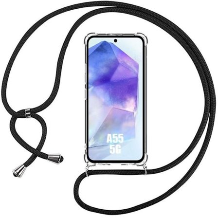 Mobilskal - BOOLING - för Samsung Galaxy A55 5G - Stötabsorberande transparent silikon
