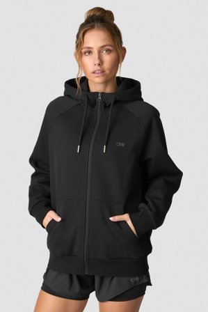 ICANIWILL - Everyday Zip Hoodie Wmn Black - Naiset - Treenivaatteet ICIW:ltä