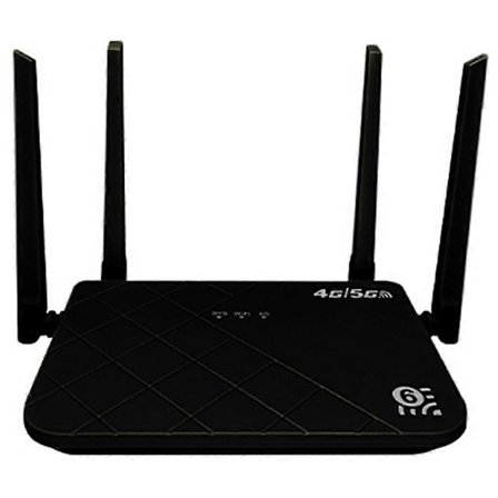 CP108 WIFI 5G LTE 4G Router 300Mbps Trådløs Hotspot Hjemmekontor Internetdelingsenhed - Sort US