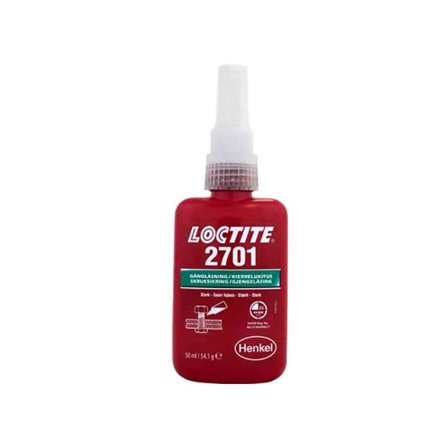 Loctite 2701 Gänglåsning 50 ml, hög styrka, Kemteknik