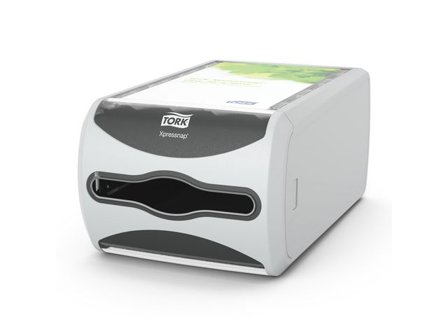 TORK Dispenser Xpressnap N4 Signature Line ljusgrå - Lyreco - Kök och servering - Servetter och dukar - Servettdispenser